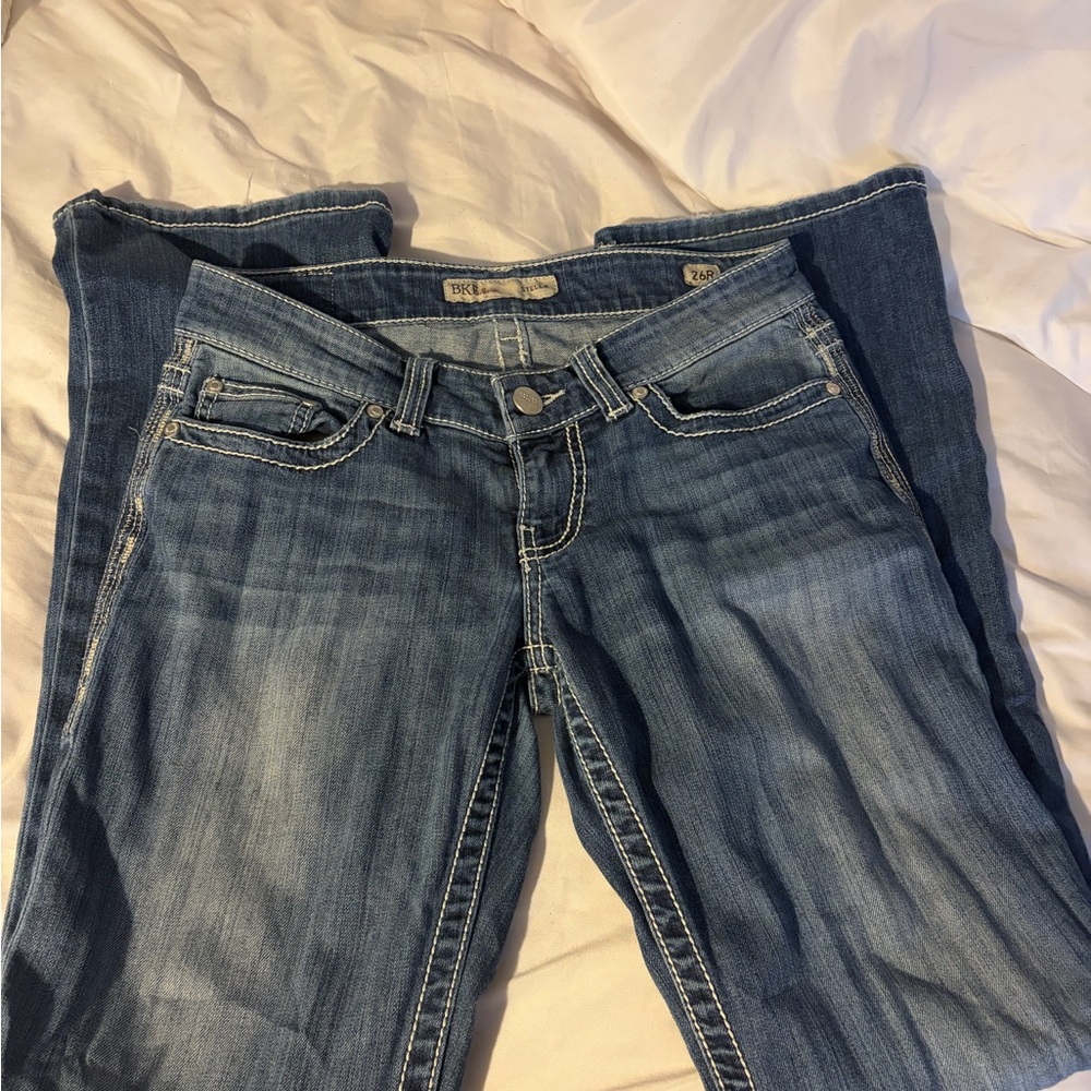 BKE Women's Boot Cut Jeans - Classic Blue